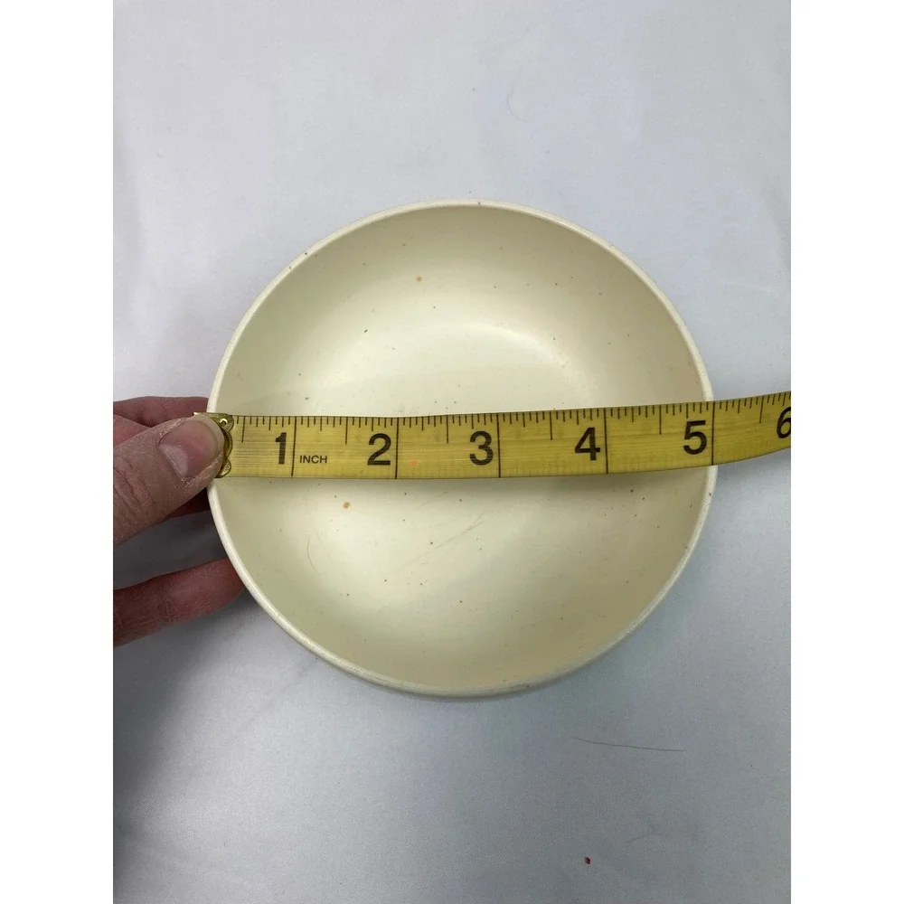 Vintage Vacron Vacuum Bowl Aqua Ivory‎ 5